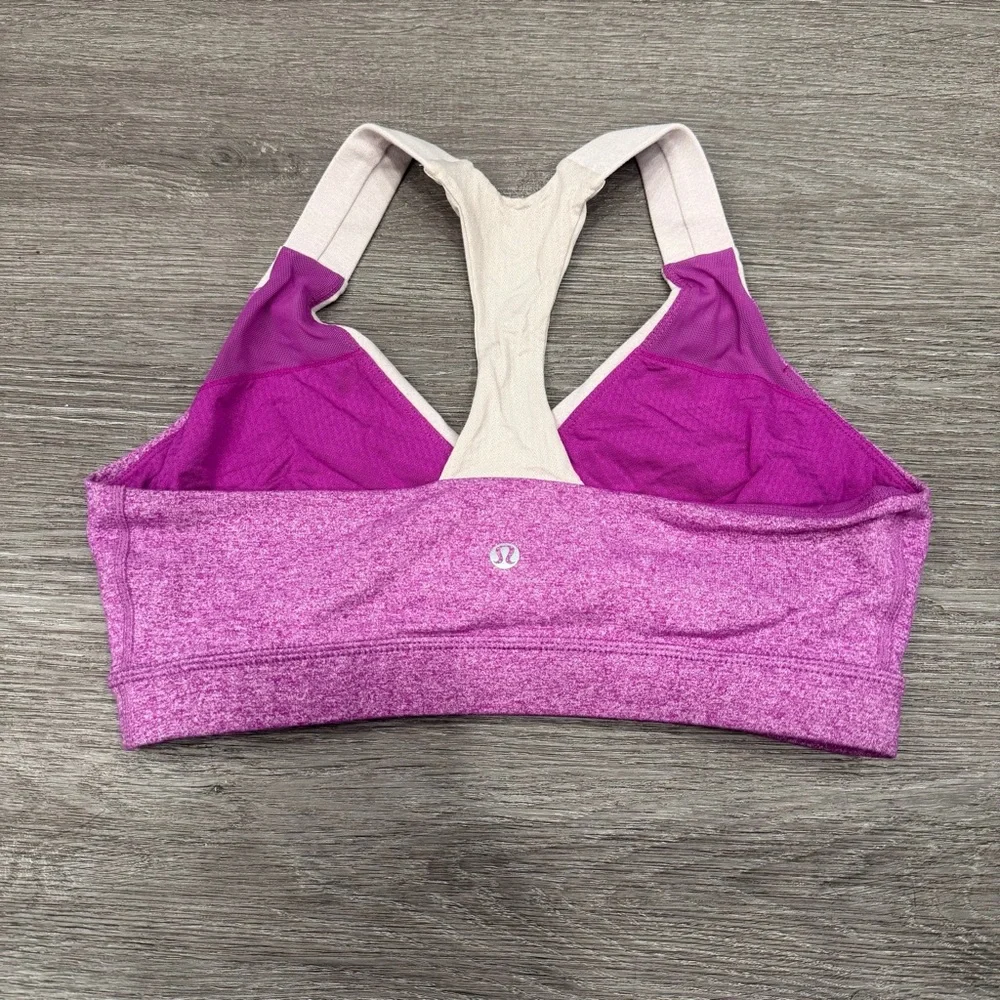 3X$25‼️ Lululemon Deep Breath Bra Size 8 - Picture 4 of 5